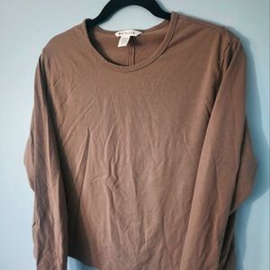 Athleta Taupe Long Sleeve Shirt